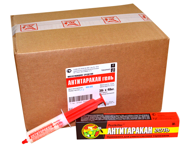 Антитаракан-гель, шприц 30 гр.